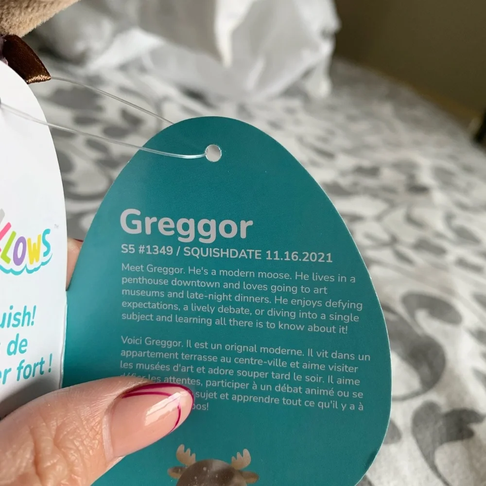 GREGGOR Squishmallow - 5 inch Moose 🫎 ~ Wildlife Squad - Picture 2 of 2